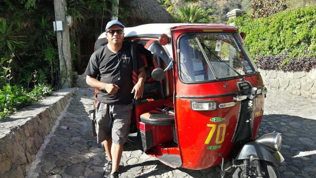 Tuk-tuk transportation within Lake Atitlan towns for local travel